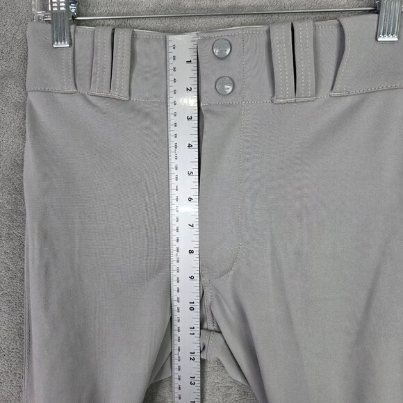 Boys Champro Gray Baseball Pants MVP Open Bottom Relaxed Fit Youth Size L - Picture 3 of 9